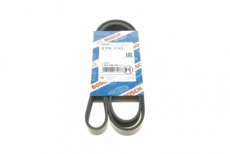 Ремінь П-клиновий 6PK1743 BOSCH 1987948360