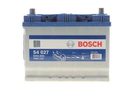 Акумулятор 12В/70Аг/630А/16,24кг BOSCH DSC0092S40270 (фото 1)