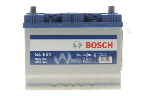 Акумулятор 12В/72Аг/760А/19,55кг BOSCH DSC0092S4E410 (фото 1)