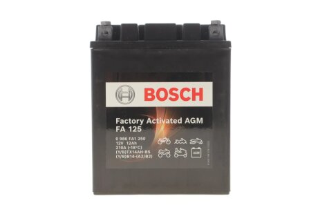 СВИНЦЕВА АКУМУЛЯТОРНА БАТАРЕЯ BOSCH DSC0986FA1250 (фото 1)