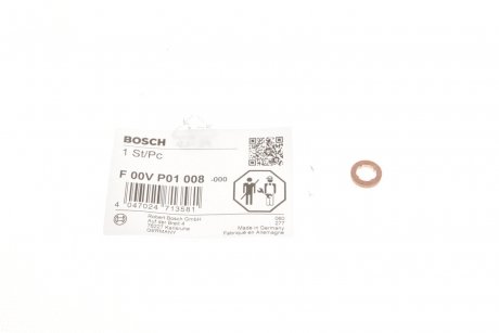Фото уЩІЛЬНЮВАЛЬНЕ КІЛЬЦЕ BOSCH F00VP01008 УЩІЛЬНЮВАЛЬНЕ КІЛЬЦЕ BOSCH F00VP01008