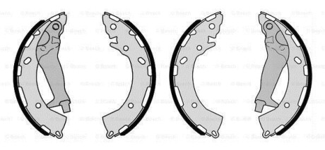Щеки тормозные задн. HYUNDAI Getz 02- BOSCH F026008023