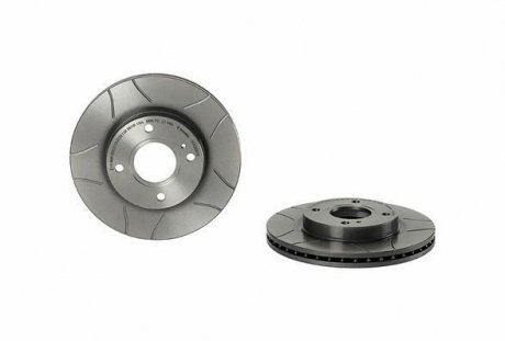 Гальмівний диск пер. Fiesta VI 09- (258x23) BREMBO 09A96876 (фото 1)