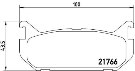 Гальмівні колодки дискові BREMBO P24 036