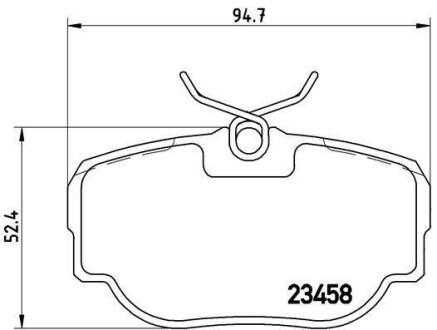 Гальмівні колодки дискові BREMBO P44009