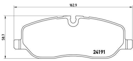 Гальмівні колодки дискові BREMBO P44014