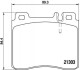 Тормозные колодки дисковые P50018