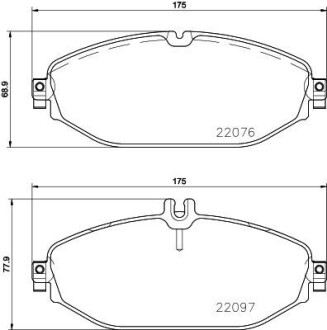 Гальмівні колодки дискові BREMBO P50124