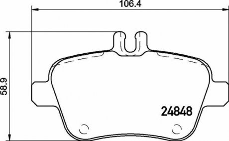 Гальмівні колодки дискові BREMBO P50 140