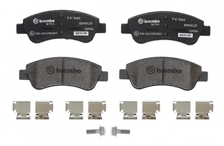 Гальмівні колодки дискові BREMBO P61066X (фото 1)