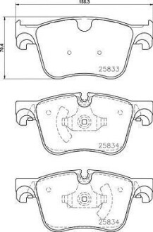 Тормозные колодки BREMBO P 61 127