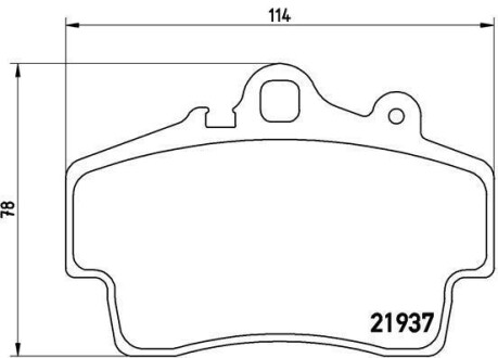 Гальмівні колодки дискові BREMBO P65007 (фото 1)