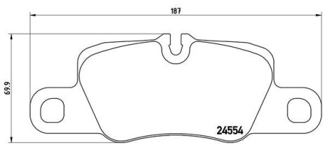 Гальмівні колодки дискові BREMBO P65020