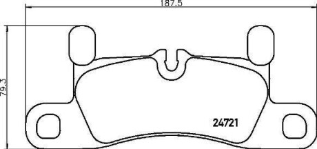 Гальмівні колодки дискові BREMBO P65030