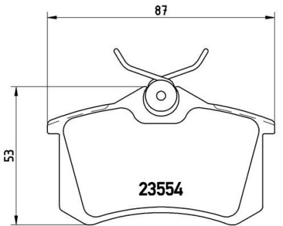 Гальмівні колодки дискові BREMBO P68024