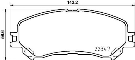 Гальмівні колодки дискові BREMBO P68 067