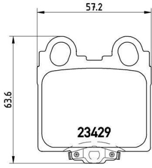 Гальмівні колодки дискові BREMBO P83045