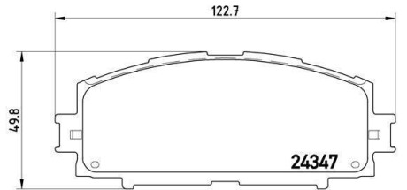 Гальмівні колодки дискові BREMBO P83086 (фото 1)