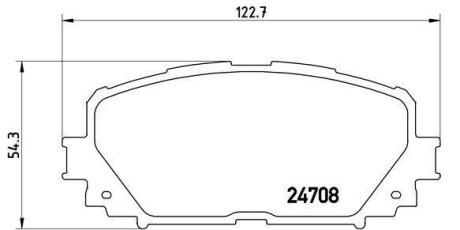 Гальмівні колодки дискові BREMBO P83101 (фото 1)