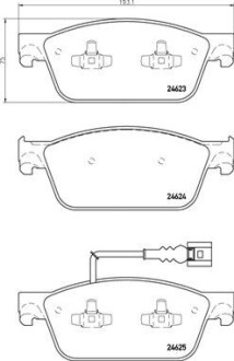 Тормозные колодки дисковые BREMBO P85141