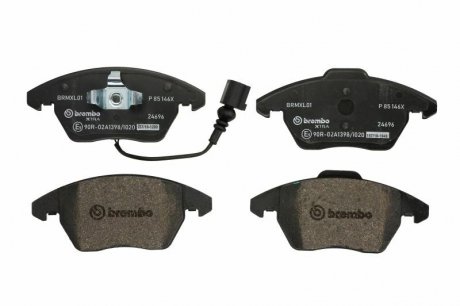 Гальмівні колодки, тюнінг BREMBO P85146X (фото 1)