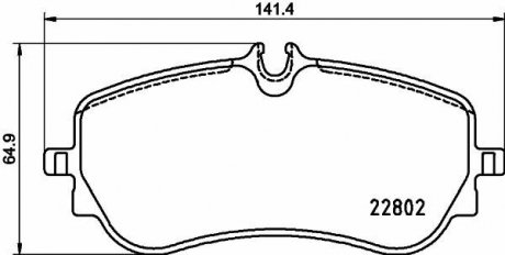 Тормозные колодки BREMBO P 85 172