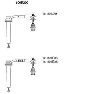 Провод высокого напряжения BREMI 800R200