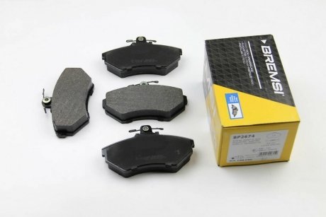 Гальмівні колодки перед. AUDI A4/SEAT CORDOBA/VW PASSAT 1.6-1.9DH 94-02 (TRW) BREMSI BP2674