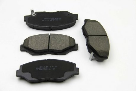 Тормозные колодки перед. Honda Accord 03-08/CR-V 01-06 (akebono) BREMSI BP3117