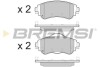 Гальмівні колодки перед. Citroen C4 II 09- (TRW) BP3491
