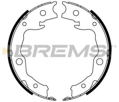 Гальмівні колодки зад. Leaf/Tiida/Pulsar/Sentra/Juke/Cube/Qashqai/X-Trail/RAV 4/Koleos 07- BREMSI GF0976 (фото 1)