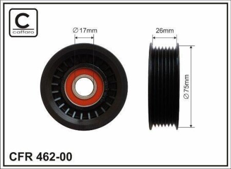 Ролик CAFFARO 46200