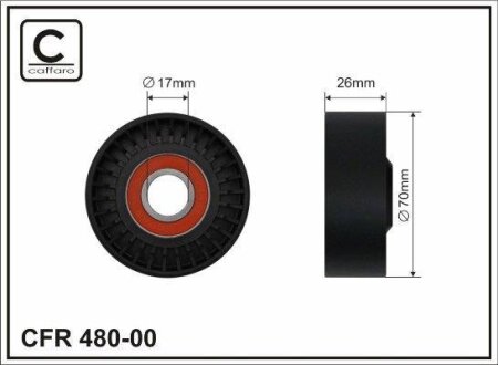 Ролик CAFFARO 48000