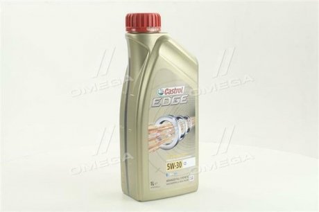 Масло ДВС 5W-30 EDGE C3 API SN/CF, ACEA C3, GM dexos2, 1л, синт. CASTROL 15530C (фото 1)