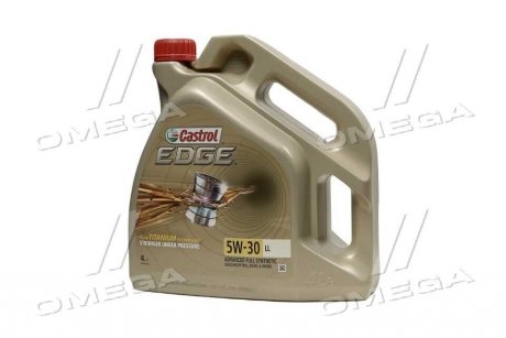 Олива моторн. EDGE 5W-30 LL (Каністра 4л) CASTROL 15668E (фото 1)