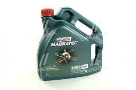 Масло ДВС 10W-40 MAGNATEC API SN, ACEA A3/B4, VW 501 01/505 00, 4л, синт CASTROL 15CA1F