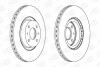 Диск тормозной передний (кртано 2) Fiat Doblo (01-), Bravo (I,II) (561387CH) CHA