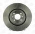 Диск тормозной передний (кртано 2) Fiat Doblo (01-), Bravo (I,II) CHA CHAMPION 561387CH (фото 2)