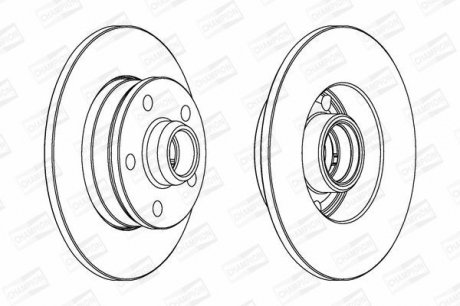 Диск гальмівний CHAMPION 561620CH
