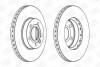 Диск гальмівний передній (кратно 2) Ford Galaxy (95-)/VW Sharan (95-) (562043CH) CHAMPION 562043CH