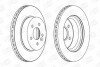 CHAMPION DB Диск тормозной передн. (вентил.) W163 (ML-klasse) 562099CH