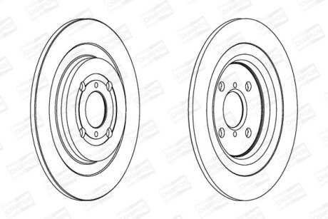 Диск гальмівний CHAMPION 562422CH