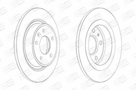 Диск гальмівний CHAMPION 562640CH