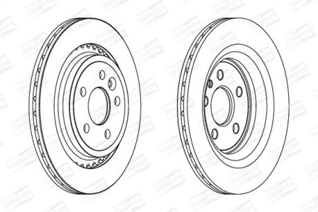 Фото 1 - диск гальмівний CHAMPION 562650CH Диск гальмівний CHAMPION 562650CH (фото 1)