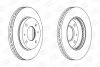 Гальмівний диск перед. Coupe/Elantra/Lantra/Matrix/Sonata 95-10 1.5-2.5 компл. 2шт 562806CH