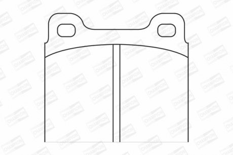 DB Тормозные колодки задние W123 -85 CHAMPION 571279CH (фото 1)