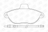 Колодки тормозные дисковые передние Citroen Jumpy I/ Fiat Scudo (96-06) (571843C 571843CH