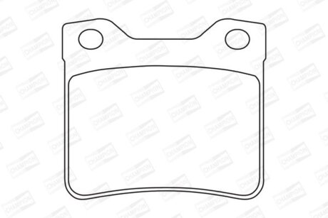 Колодки гальмівні дискові CHAMPION 571899CH (фото 1)