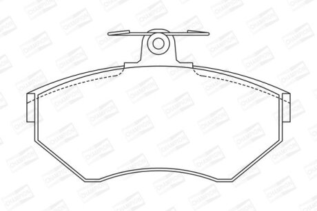 Фото 1 - колодки гальмівні дискові CHAMPION 571969CH Колодки гальмівні дискові CHAMPION 571969CH (фото 1)
