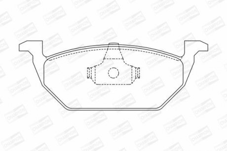 Колодки тормозные дисковые передние AUDI A3 SEAT Leon SKODA Fabia, Octavia VW Be CHAMPION 571985CH (фото 1)